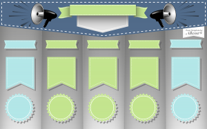 General Message green Template