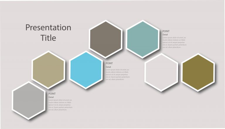 FREE Prezi Template – Hexagons