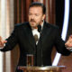 Ricky Gervais addressing the Golden Globes 2020